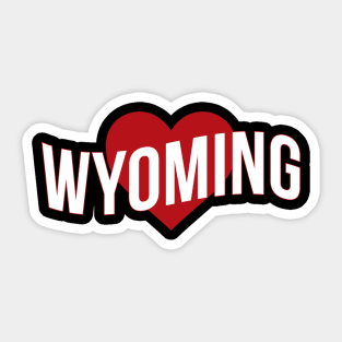 Wyoming Love Sticker